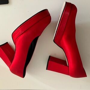 Elegant Red Women's Heels